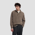 KNITTED MOCK NECK Bruin