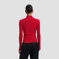 KNITTED TURTLENECK Rood