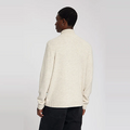 LAMAR KNITTED HALF ZIP Off White