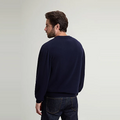 LAMBSWOOL CREWNECK GG12 Blauw