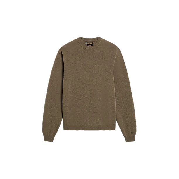LAMBSWOOL CREWNECK GG12 Olijf