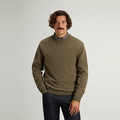 LAMBSWOOL CREWNECK GG12 Olijf