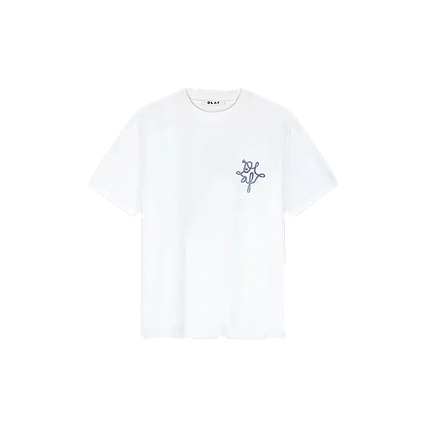 LASSO MONOGRAM TEE Wit