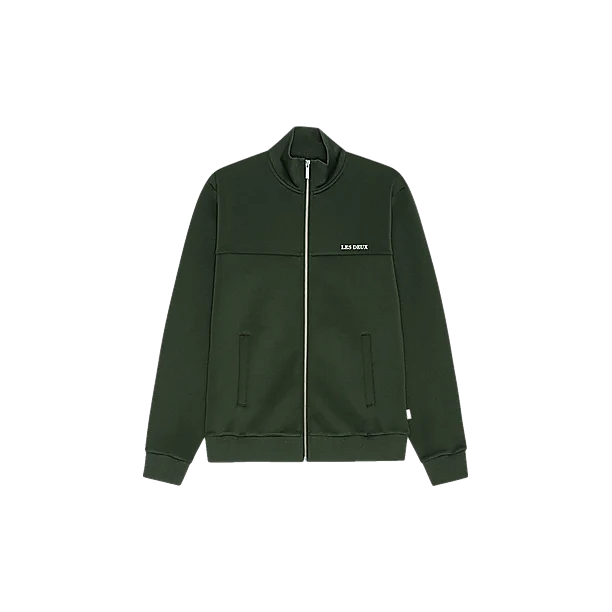 LES DEUX TRACK JACKET Donker Groen