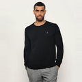 LS CN PP-LONG SLEEVE-PULLOVER Zwart
