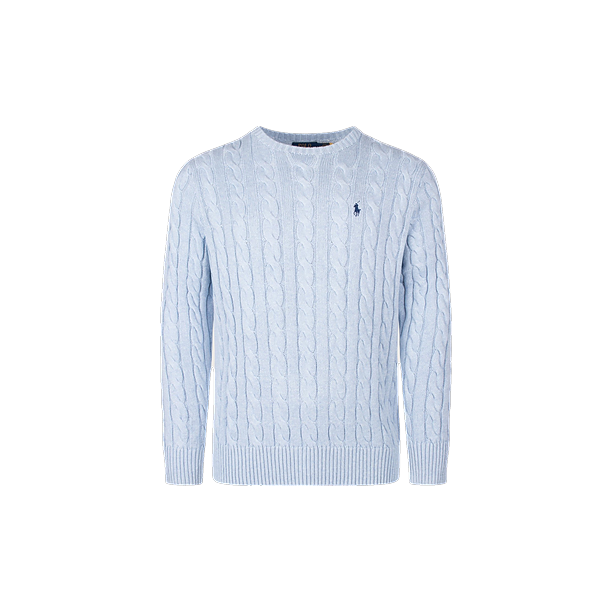 LS DRIVER CN-LONG SLEEVE-PULLOVER Licht Blauw