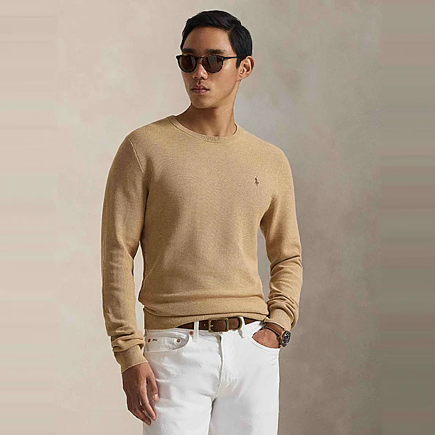 LSTXTCNPP-LONG SLEEVE-PULLOVER Camel