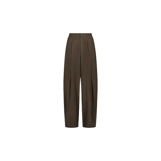 LUCILLE STRUCTURE PANTS Donker Bruin