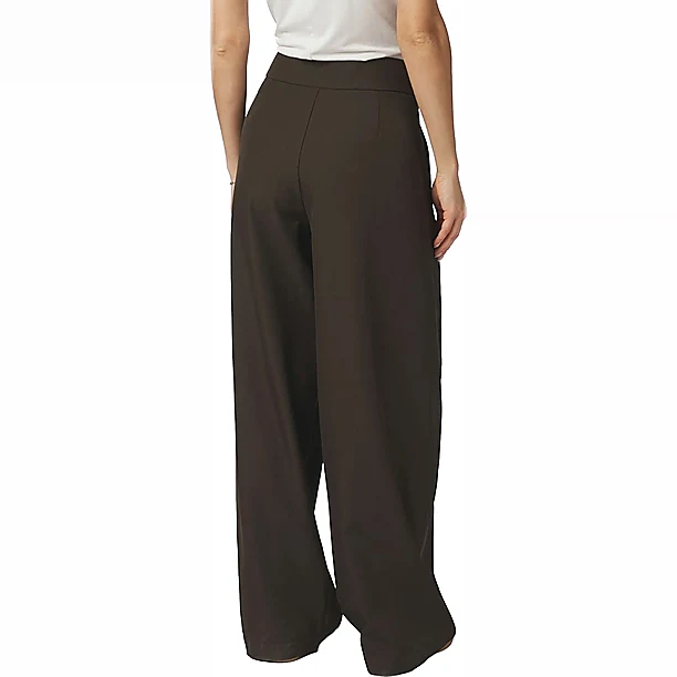 LUCILLE STRUCTURE PANTS Donker Bruin