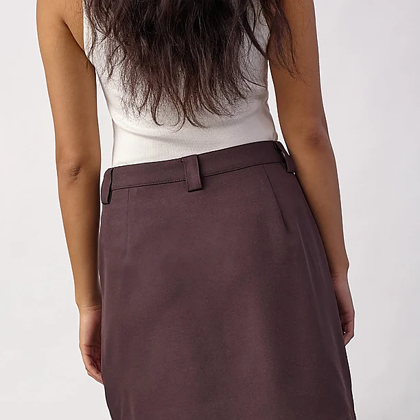 LUNACC MINI SKIRT Bruin