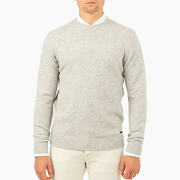LUSAKA R-NECK Licht Grijs