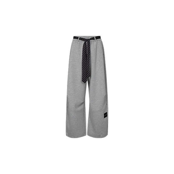 MAXI SPLIT TIE TALL PANT Grijs