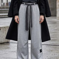 MAXI SPLIT TIE TALL PANT Grijs