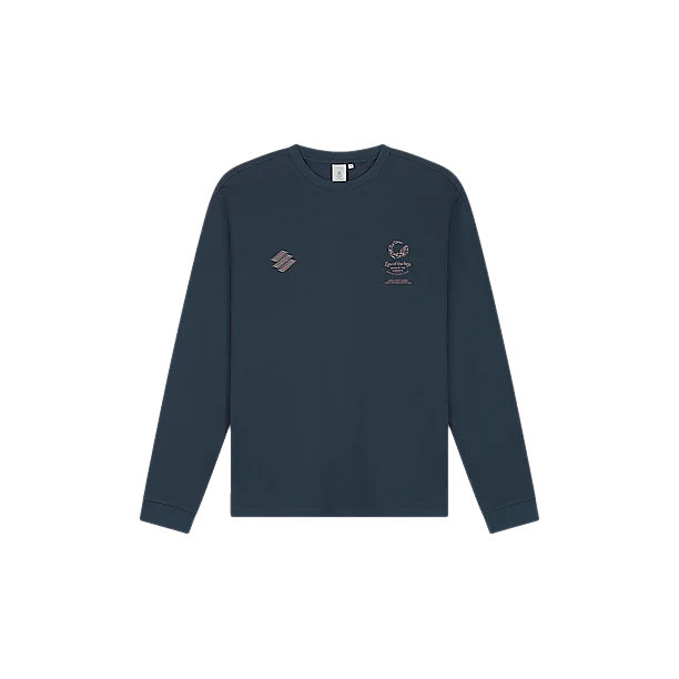 MAZU LONG SLEEVE ARTWORK T-SHIRT Turqoise