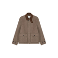 MELANGE WOOL JACKET Zand