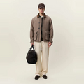 MELANGE WOOL JACKET Zand