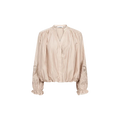MELINCC BALLOON EMB SHIRT Beige