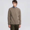 MEN'S KNIT PULLOVER Donker Grijs