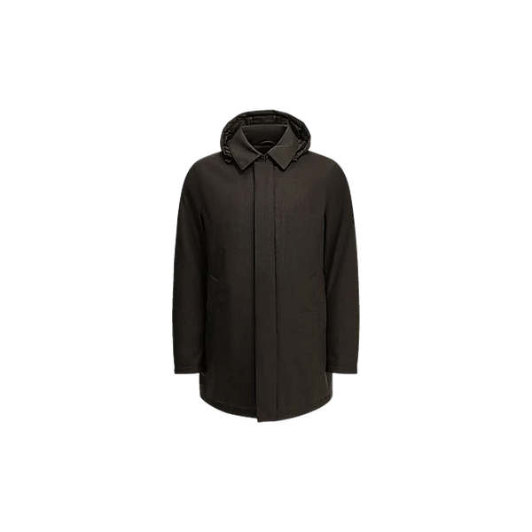 MEN'S WOVEN HALF COAT