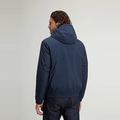 MICRO RIPSTOP HOODED JACKET MELTON BLUE Blauw