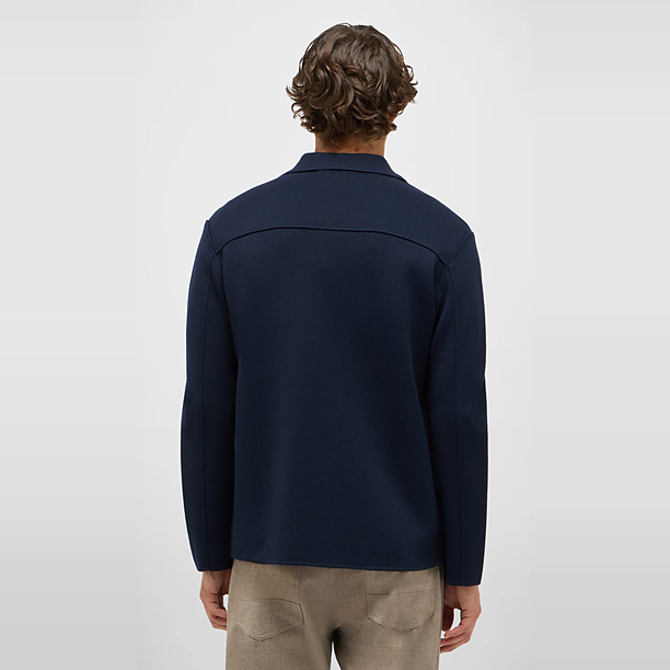 MILANO STITCH OVERSHIRT Blauw