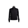 MOCK ZIP Zwart