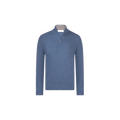 MOCK ZIP Licht Blauw
