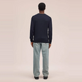 NATE CREW NECK 6605 Marine
