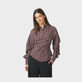 NEOELLA MEDIUM CHECK SHIRT Beige