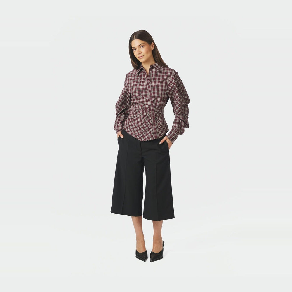 NEOELLA MEDIUM CHECK SHIRT Beige