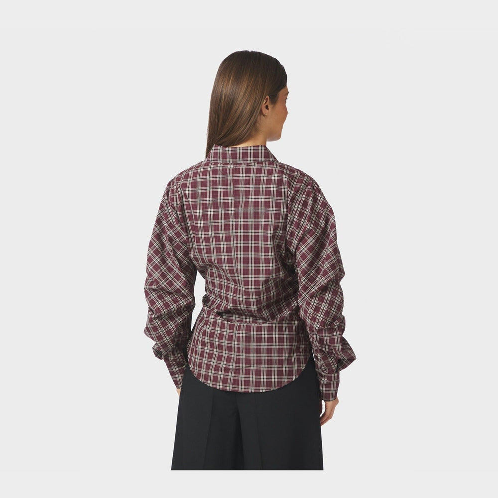 NEOELLA MEDIUM CHECK SHIRT Beige
