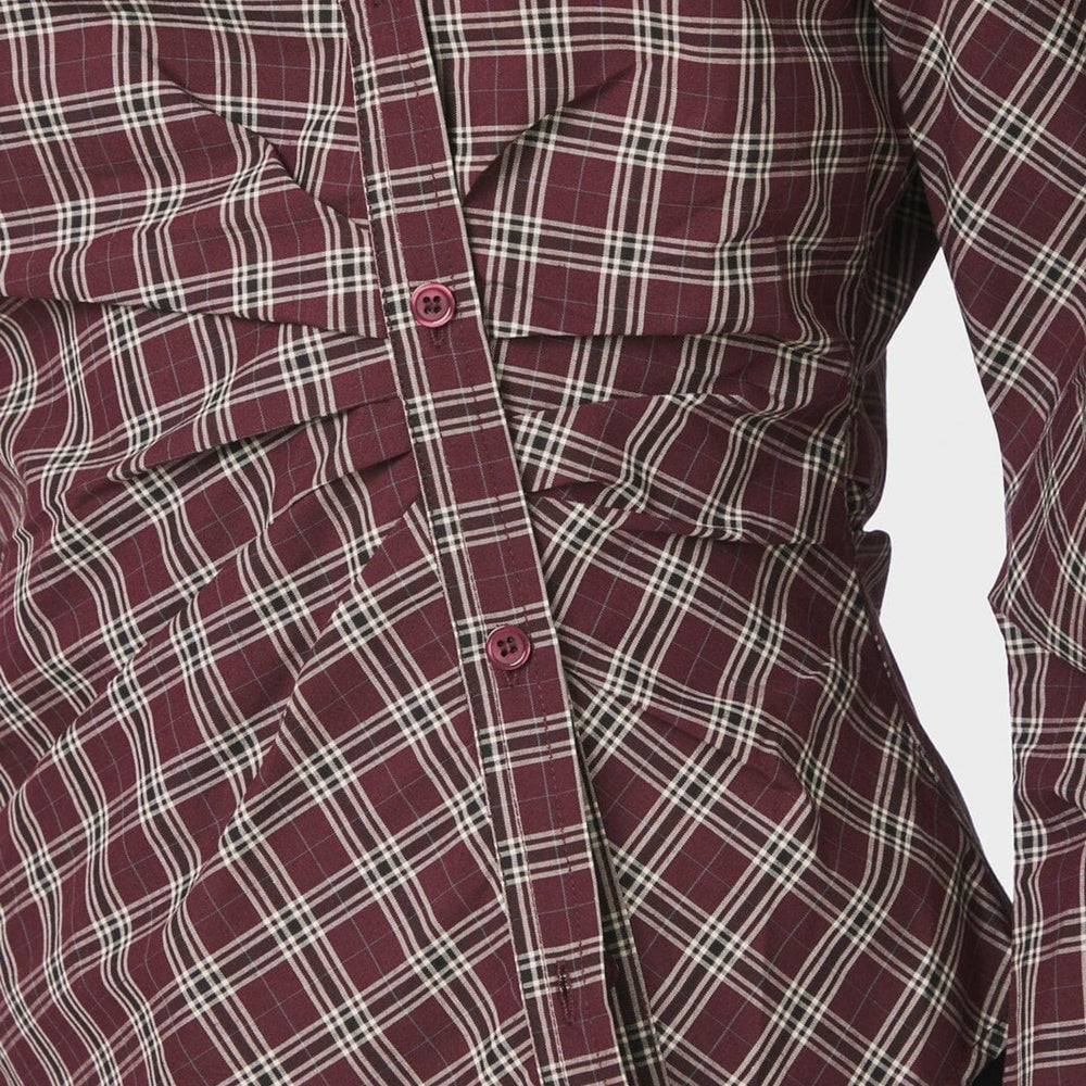 NEOELLA MEDIUM CHECK SHIRT Beige