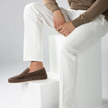 NUBUCK VOYAGER CITY LOAFER Grijs