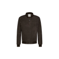 OUTERW BOMBER SUEDE D.BROWN Licht Bruin