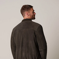 OUTERW BOMBER SUEDE D.BROWN Licht Bruin