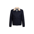 OUTERW BOMBER WOOL NAVY Marine
