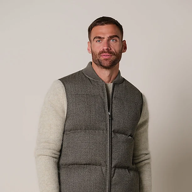 OUTERW BW MOULINE BROWN Bruin