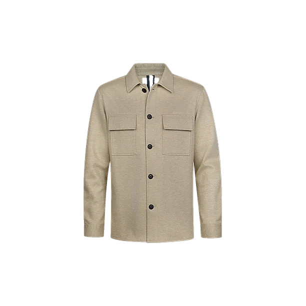 OVERSHIRT KNITTED BEIGE Beige