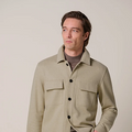 OVERSHIRT KNITTED BEIGE Beige