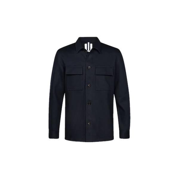 OVERSHIRT KNITTED NAVY