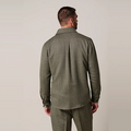 OVERSHIRT MOULINE BROWN Bruin