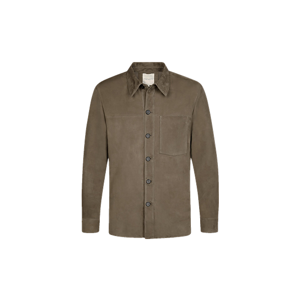 OVERSHIRT SHIRT SUEDE TAUPE Taupe