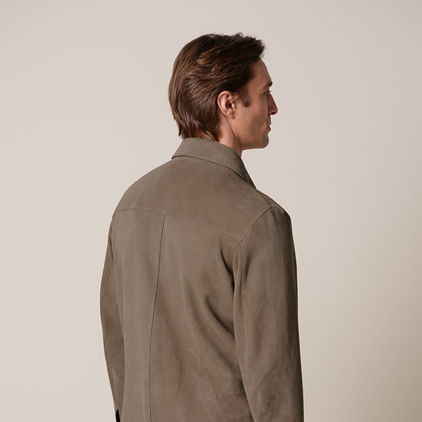 OVERSHIRT SHIRT SUEDE TAUPE Taupe