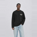 PARIS COLLEGE LONGSLEEVE Zwart