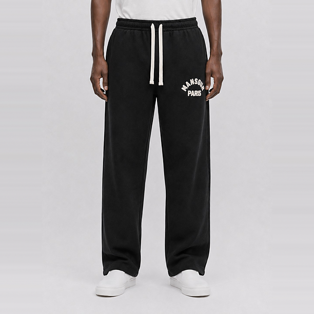 PARIS COLLEGE LOUNGE PANTS Zwart