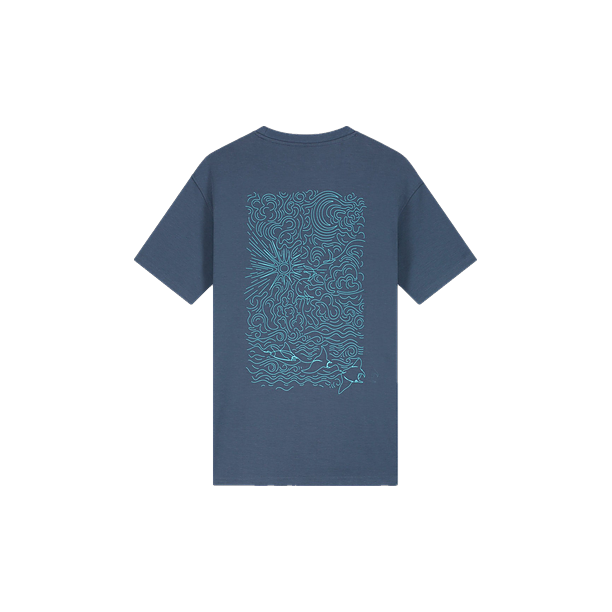 PASSAGE ARTWORK T-SHIRT Turqoise