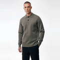POLO 2 BUTTONS LS KNITWEAR Taupe