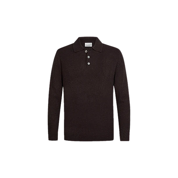 POLO LS AUBERGINE