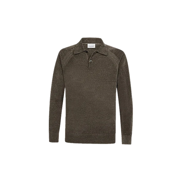 POLO LS BROWN