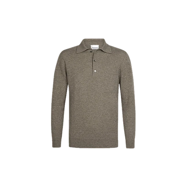 POLO LS D BEIGE